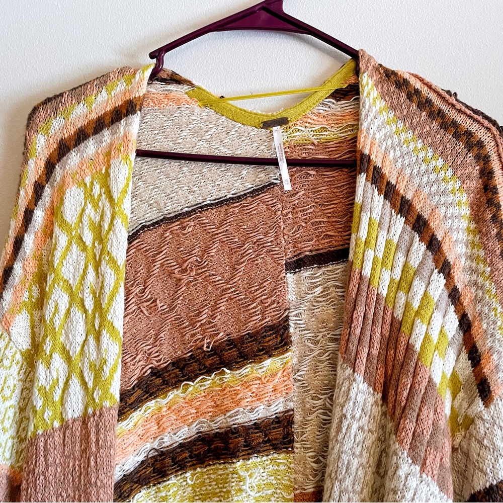 Free People Love and Kisses Long Cardi - Picture 6 of 16